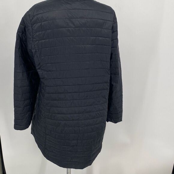 Old Navy Puffer‎ Coat Polyester Filled Black Large * Flaw - Picture 4 of 15
